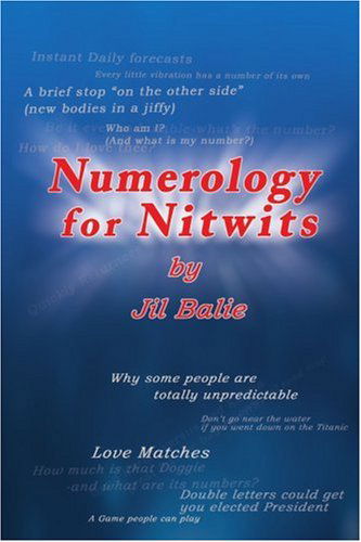 Cover for Jil Balie · Numerology for Nitwits (Paperback Book) (2000)