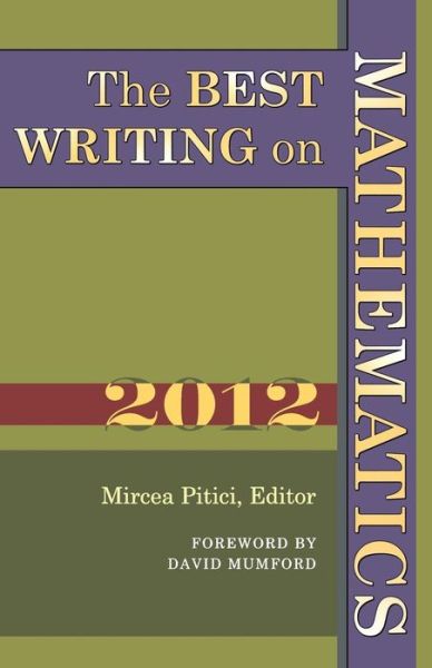 Cover for Mircea Pitici · The Best Writing on Mathematics 2012 - The Best Writing on Mathematics (Paperback Book) (2012)