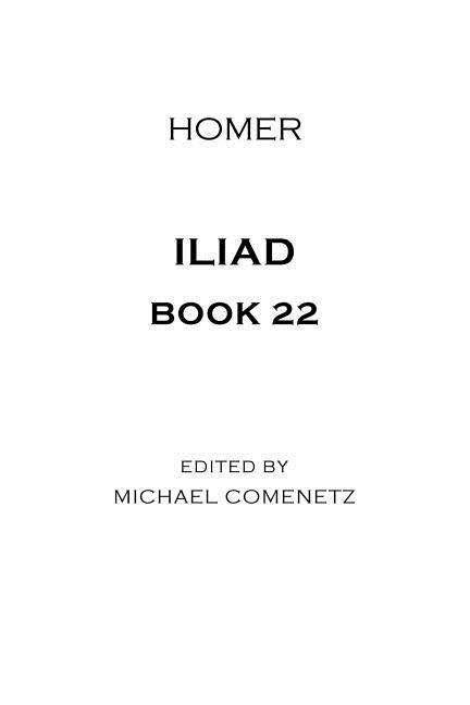 Cover for Homer · Iliad (Taschenbuch) (2017)