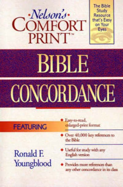 Cover for Ronald F. Youngblood · Nelson's Comfort Print Bible Concordance (Paperback Book) (2001)