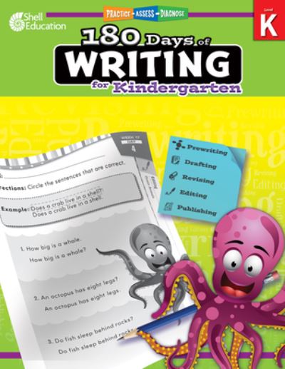 Cover for Tracy Pearce · 180 Days of Writing for Kindergarten (Spanish): Practice, Assess, Diagnose (Paperback Book) (2020)