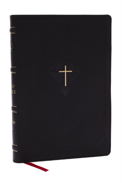 Cover for Catholic Bible Press · RSV2CE, Thinline Large Print Catholic Bible, Black Leathersoft, Comfort Print (Leather Book) (2025)