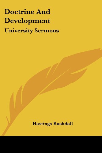 Cover for Hastings Rashdall · Doctrine and Development: University Sermons (Paperback Book) (2007)