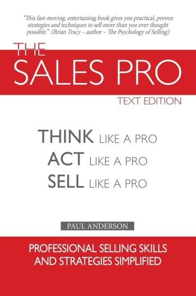 Cover for Paul Anderson · The Sales Pro (Pocketbok) (2017)