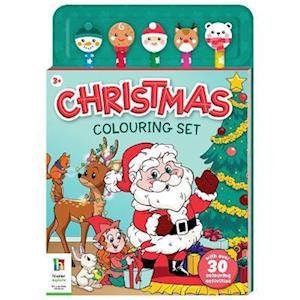 Christmas Colouring Set - 5-Pencil Set - Hinkler Pty Ltd - Bøger - Hinkler Books - 9781488953552 - 1. august 2023