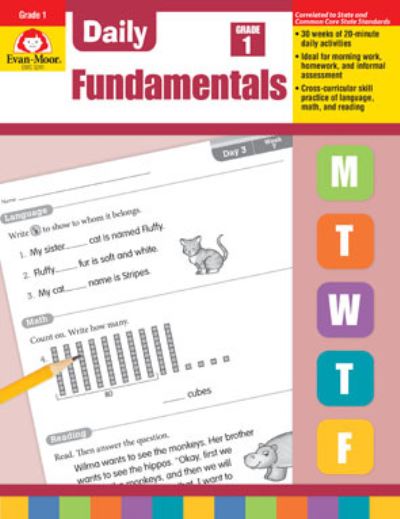 Cover for Evan Moor · Evan-Moor Daily Fundamentals, Grade 1 Teaching Supplement - Homeschooling &amp; Classroom Resource Workbook (Taschenbuch) (2017)