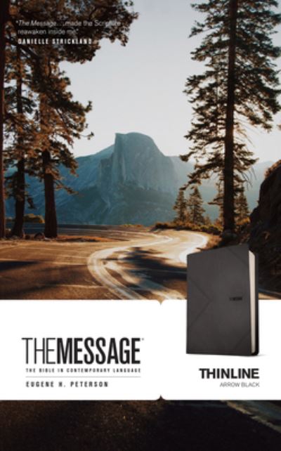 Cover for Eugene H Peterson · The Message Thinline (Leatherlike, Arrow Black) (Hardcover Book) (2022)