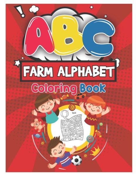 Cover for Platinum Press · ABC Farm Alphabet Coloring Book (Paperback Book) (2019)