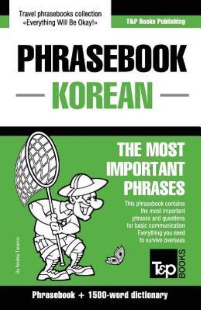 Cover for Andrey Taranov · English-Korean phrasebook and 1500-word dictionary - American English Collection (Paperback Book) (2016)