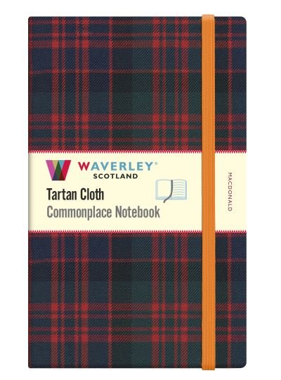 Cover for Waverley Commonplace Notebooks: MacDonald Tartan Cloth Large Notebook (21 x 13cm) - Waverley Scotland Tartan Cloth Commonplace Notebooks (Hardcover Book) (2023)