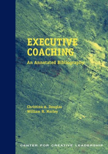 Cover for William H. Morley · Executive Coaching: an Annotated Bibliography (Paperback Book) (2000)