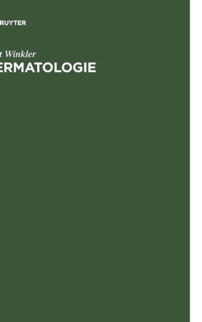 Cover for Kurt Winkler · Dermatologie (Innbunden bok) (1973)