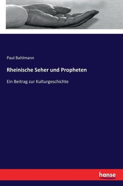 Cover for Bahlmann · Rheinische Seher und Propheten (Book) (2018)