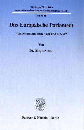 Cover for Suski · Das Europäische Parlament. (Book) (1996)