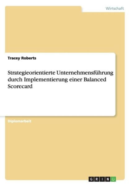 Cover for Roberts · Strategieorientierte Unternehme (Bog) [German edition] (2014)