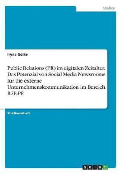 Cover for Geike · Public Relations (PR) im digitale (Book)