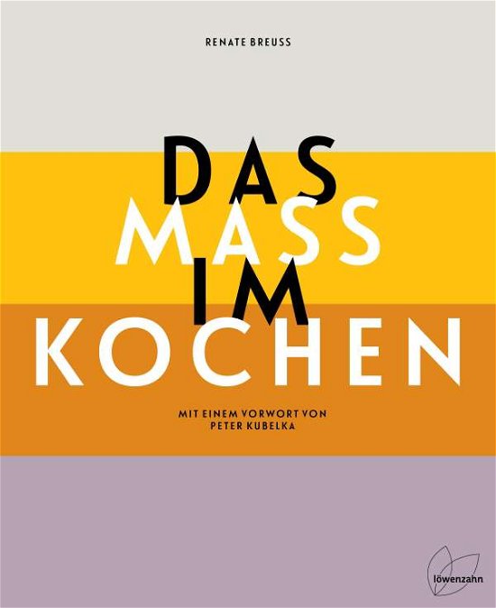 Cover for Breuß · Das Maß im Kochen (Book)