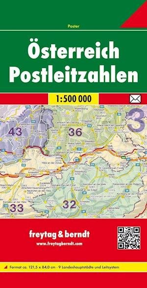 Cover for Freytag-Berndt · Austria Post  Codes Map 1:500 000 (Landkarten) (2017)