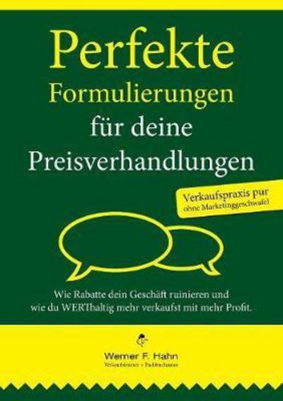 Cover for Hahn · Perfekte Formulierungen für deine (Bok) (2017)