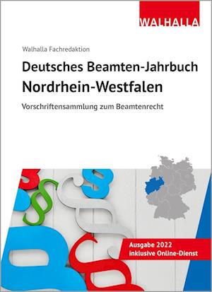 Cover for Walhalla Fachredaktion · Deutsches Beamten-Jahrbuch Nordrhein-Westfalen 2022 (Hardcover Book) (2022)