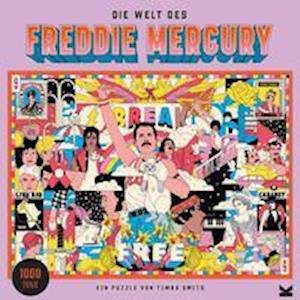 Cover for Timba Smits · Die Welt des Freddie Mercury. Puzzle 1000 Teile (SPIEL) (2022)