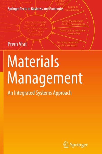 Cover for Prem Vrat · Materials Management: An Integrated Systems Approach - Springer Texts in Business and Economics (Paperback Book) [Softcover reprint of the original 1st ed. 2014 edition] (2016)