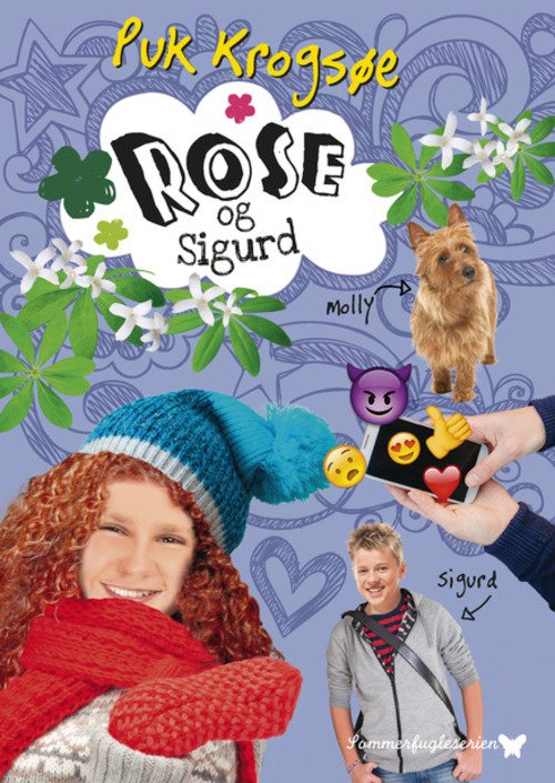 Cover for Puk Krogsøe · Sommerfugleserien: Sommerfugleserien: Rose og Sigurd (1 sommerfugl) (Inbunden Bok) [1:a utgåva] (2016)