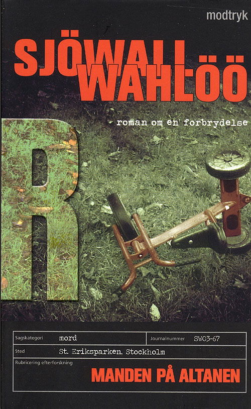 Cover for Sjöwall &amp; Wahlöö · Roman om en forbrydelse: Manden på altanen (Paperback Book) [1e uitgave] [Paperback] (2007)