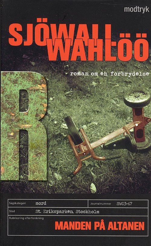 Cover for Sjöwall &amp; Wahlöö · Roman om en forbrydelse: Manden på altanen (Pocketbok) [1:a utgåva] [Paperback] (2007)