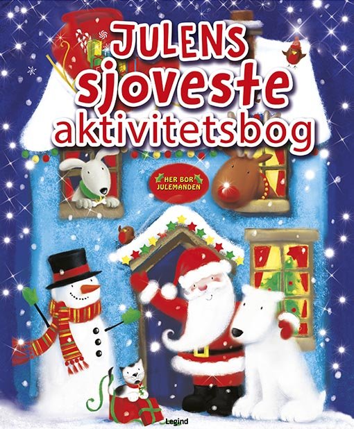 Cover for Julens sjoveste aktivitetsbog (Cardboard Book) [1. Painos] (2020)