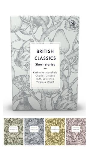Cover for Virginia Woolf, Charles Dickens, D.H. Lawrence, Katherine Mansfield · Short stories from Novellix: Box with four British Classics (Sewn Spine Book) [1er édition] (2022)
