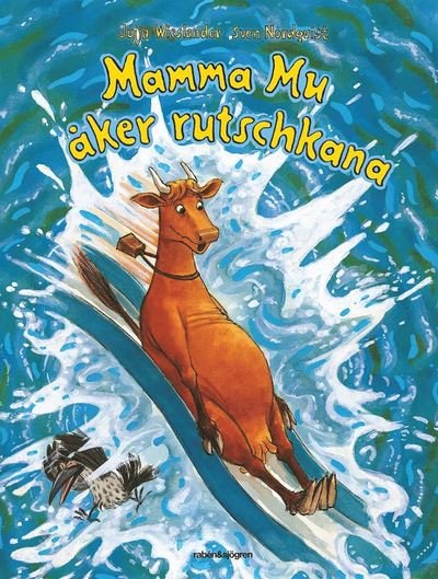 Cover for Sven Nordqvist · Mamma Mu och Kråkan: Mamma Mu åker rutschkana (Bound Book) (2019)