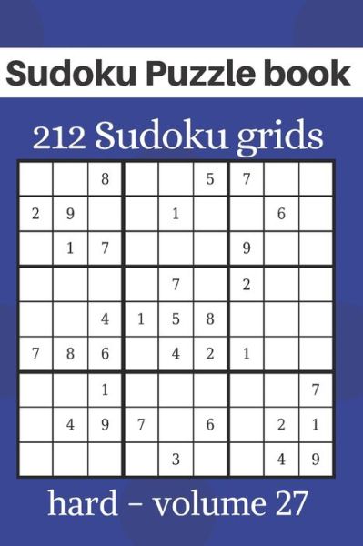 Cover for Katz Journal · Sudoku Puzzle book - 212 Sudoku grids (Paperback Book) (2020)