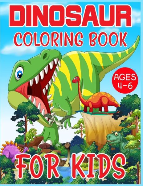 Cover for Nitu Publishing · Dinosaur Coloring Book For Kids Ages 4-6 (Paperback Book) (2020)