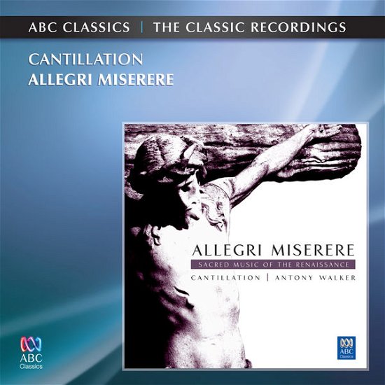Cover for Cantillation · Allegri Miserere (CD) (2012)