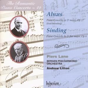 Alnaes  Sinding Piano Concer - Piers Lane Andrew Litton Ber - Musique - HYPERION - 0034571175553 - 3 avril 2007