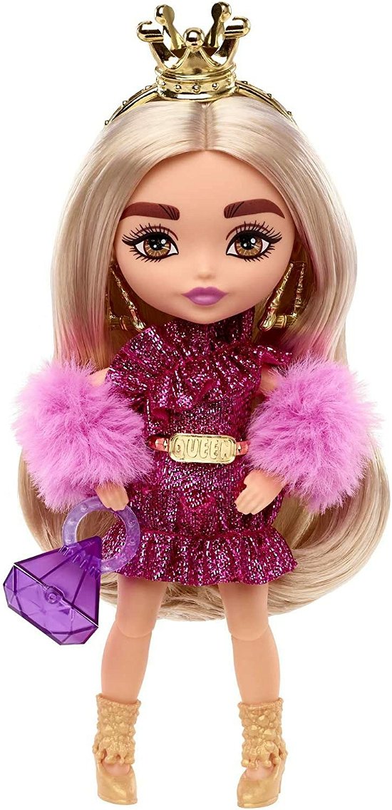 Barbie Extra Mini Doll with Gold Crown - Barbie - Merchandise -  - 0194735088553 - 1. juli 2022