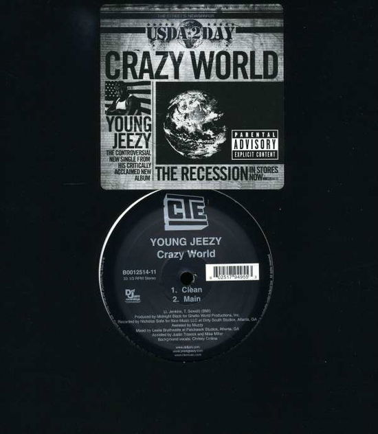 Cover for Young Jeezy · Crazy World (X2) (12&quot;) (2008)