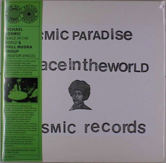 Cover for Michael Cosmic · Peace In The World / Creator Spaces (LP) (2017)