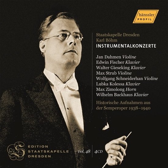 Cover for Jan Dahmen · Edition Staatskapelle Dresden, Vol. 48 - Instrumentalkonzerte (CD) (2024)