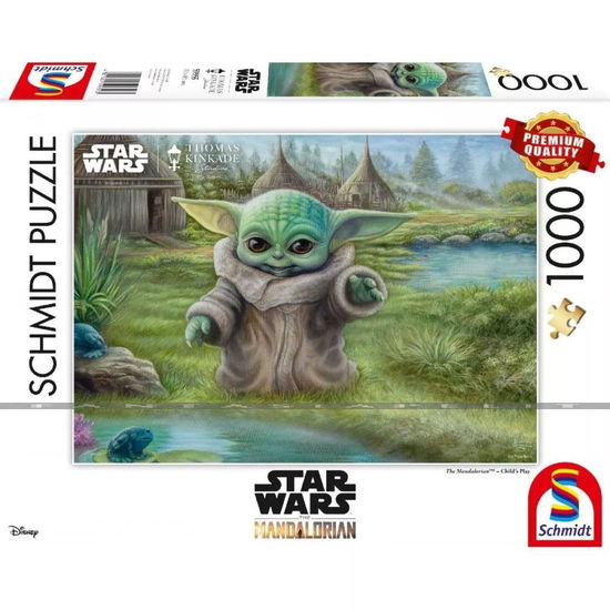 Star Wars The Mandalorian - Childs Play 1000Pc Jigsaw Puzzle (Thomas Kinkade) - Star Wars - Jeu de société - SCHMIDT - 4001504599553 - 30 juin 2023