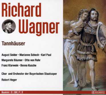 Cover for R. Wagner · Tannhaeuser -Cr- -Digi- (CD) [Digipak] (2012)