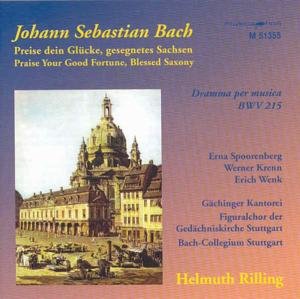 Cover for Bach / Spoorenberg / Bach Collegium / Rilling · Praise Your Good Fortune (CD) (2000)