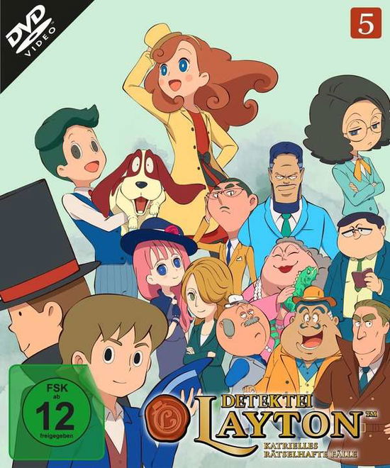 Cover for Detektei Layton · Katrielles rätselhafte Fälle: Volume 5 (Ep. 41-50) (2 DVDs)-Movie (DVD) (2020)