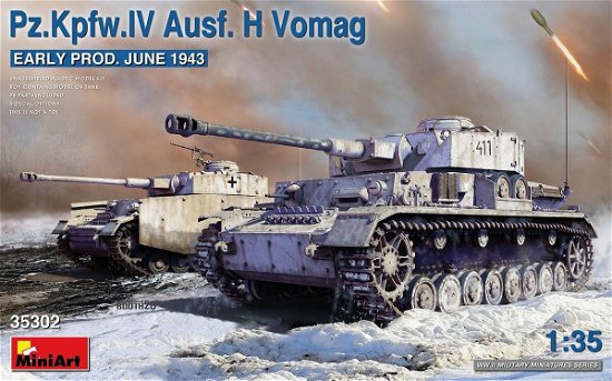 Cover for Miniart · 1/35 Pz.Kpfw.Iv Ausf. H. Vomag Early 1943 (1/21) (Toys)