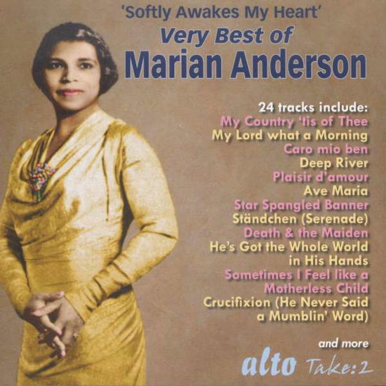Very Best Of Marian Anderson (Opera / Lieder / Anthems / Spirituals) - Marian Anderson - Musik - ALTO TAKE 2 - 5055354419553 - 27 januari 2017