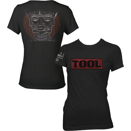 Cover for Tool · Tool Ladies T-Shirt: Shaded Box (Back &amp; Sleeve Print) (T-shirt) [size S] [Black - Ladies edition]