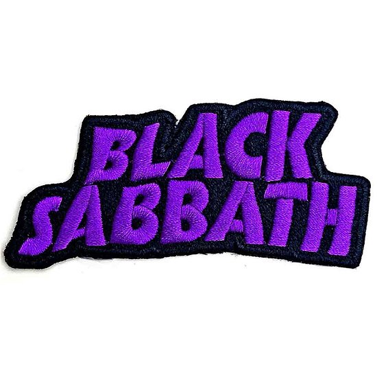 Black Sabbath Standard Woven Patch: Cut Out Wavy Logo - Black Sabbath - Merchandise -  - 5056368633553 - 