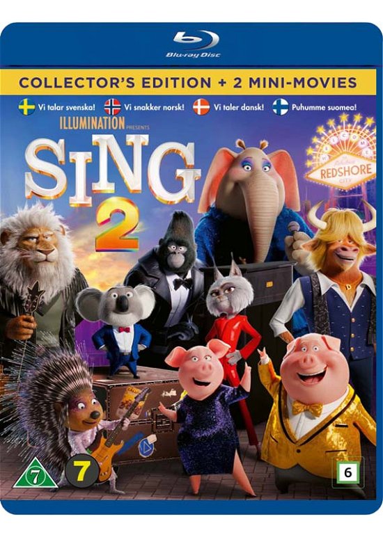 Cover for Syng 2 (Sing 2) (Blu-ray) (2022)