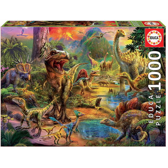 Cover for Educa · Land of Dinosaurs (Puzzle)9217655 (Bok) (2020)